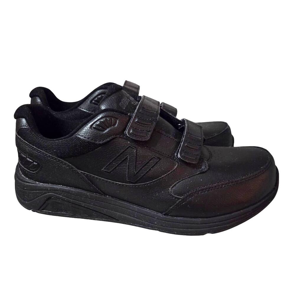 New Balance 928V3 Men 10 4E Black Leather Hook Loop Walking Shoes Sneakers